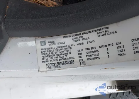 2006 Chevrolet Colorado Lt z USA, uszkodzony, nr VIN 1GCDS136168238306